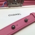 Chanel Boy chevron calfskin pink